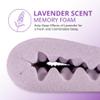 EGOHOME Egg Crate Memory Foam Mattress Topper 4 Inch Full, Gel Cooling Infused Foam Mattress Topper for Pressure Relief, CertiPUR-US Certified Bed Topper, Purple, 54"75" view 4