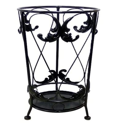 POLGDW Umbrella Stand, Entryway Umbrella Stand Metal Umbrella Stand Free Standing Antique Look Entry Hallway for Umbrellas Canes Home Office Office