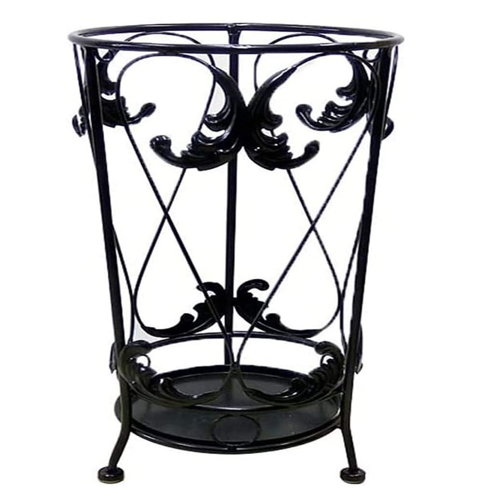POLGDW Umbrella Stand, Entryway Umbrella Stand Metal Umbrella Stand Free Standing Antique Look Entry Hallway for Umbrellas Canes Home Office Office