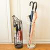 POLGDW Umbrella Stand, Umbrella Stand European Metal Rust Umbrella Storage Rack Home Hotel Umbrella Stand Umbrella Barrel view 2