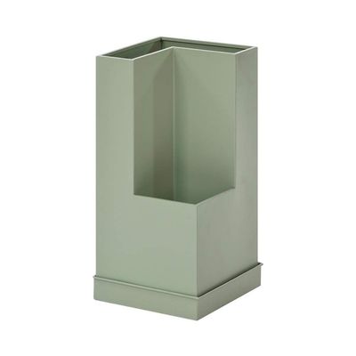 POLGDW Green Umbrella Stand for Long/Short Umbrella, Home Office Umbrella Holder with Removable Water Tray, Umbrella Rack Organizer (Color : Green)