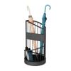 POLGDW Umbrella Stand, Indoor Umbrella Stand 2 Tiers Metal Umbrella Stand Entryway Umbrella Bucket Umbrella Storage Rack for Family Business Hotel Office Holder Umbrella BUC (Bl (25 * 25 * 55cm) view 1