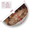 30" Christmas Tree Skirt Stump of Oak Tree Tree Skirt Christmas Tree Mat for Holiday Xmas Tree Skirt Base Cover Plush Decorations Tree Skirt for Christmas New Year view 2