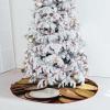 Christmas Decoration Tree Skirts,Currency Coin Print Holiday Decorative Christmas Tree Skirts,All Seasons Tree Skirts view 4