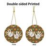 Umbrella-Academy - Klaus-Hands Christmas Ornaments 2024, Office Home Decorations Ceramic Ornaments, Christmas Tree Xmas Souvenirs Gifts for Family Friends Coworkers view 3