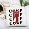 KUIYAI Coquette Drink Tote Bag Aesthetic Drink Can Canvas Bag Red Bow Drink Gift Soda Drinker Shoulder Bag Drinking Lover Gift (BowCok ToteS) view 3