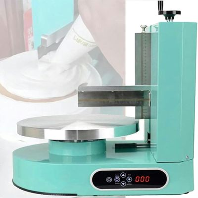 XFYGQTOM Automatic Cake Straightening Machine, Birthday Cake Cream Soft Coating Automatic Decoration Machine, Easy to Clean, Suitable for Cakes from 4 to 12 Inches~/