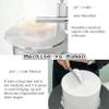 XFYGQTOM Automatic Cake Straightening Machine, Birthday Cake Cream Soft Coating Automatic Decoration Machine, Easy to Clean, Suitable for Cakes from 4 to 12 Inches~/ view 3