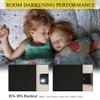 LuminBarrier Room Divider Curtain Sets with Bendable Ceiling Track, 95% Blackout Total Privacy Ceiling Track Curtains Floor to Curtains Track Kits 8.3 ft Wide x 9 ft Tall, Dark Grey, 1 Panel view 2