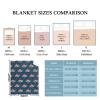 MYSTCOVER Shark Blanket Gift for Boy Girl, Shark Plush Blanket Decor Soft Flannel Fleece Lightweight Throw Blanket Quilt for Couch Sofa 60x50In for Teens/Travel/Throw view 2