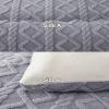 ZBYXPP Warm Thickened Lambswool Quilt, Super Soft Insulation Hibiscus Winter Quilts - Double Sided Comforter Core for Cold Weather(Yellow,150 * 200cm-2kg) view 4