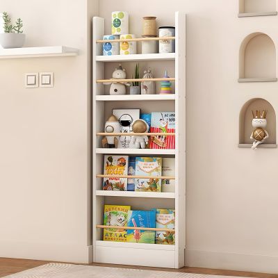 WOOOFA 5-Tier Behind the Door Bookshelf, Behind Door Bookshelf