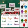 Personalized Christmas Stockings, 3D Stereoscopic Pattern Xmas Stockings, Custom Christmas Stockings with Names, Enthralling Needlepoint Christmas Stockings for Family (7 pcs) view 3