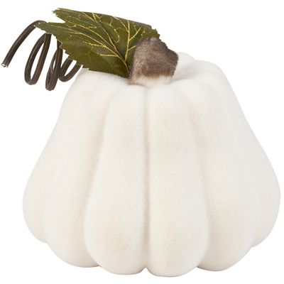Primitives by Kathy Pumpkin - Cream Flocked