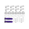 CEATYU Compatible for Narwal J4, Freo X Ultra, J4 Lite Vacuum Cleaner Replacement Accessories Main Brush Side Brush HEPA Filter Mop Cloth Dust Box(As Shown i) view 2