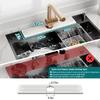 Eormoe Stone Faucet Mat for Kitchen Sink  Diatomite Drying Stone Mat & Sink Protector, Prevents Moisture  Sink Splash Guard Water-Absorbing Stone Tray for Bathroom Counter (Light Grey, 20" x 3.9") view 4