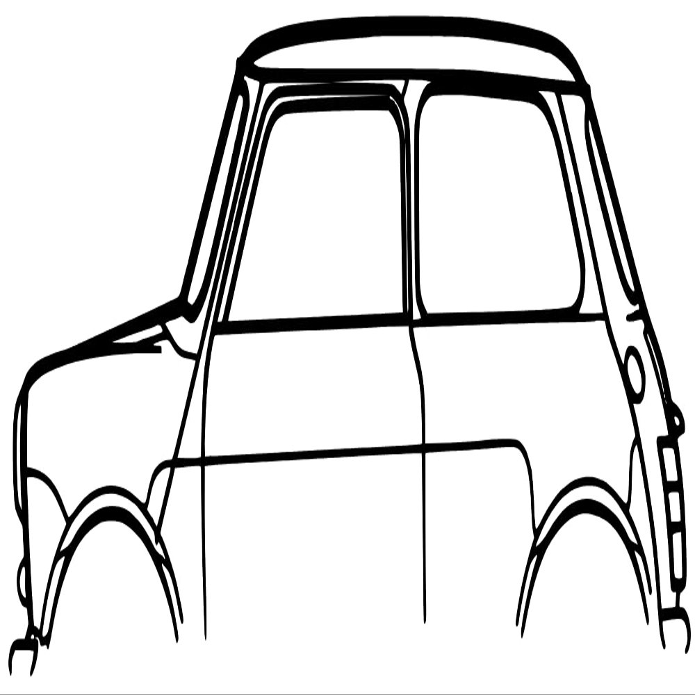 Mini Classic Silhouette Metal Wall Art | Metal Car Silhouette | Birthday Gifts | Christmas Gifts | Gift For Men | Handmade Gifts | Home Decor (60 CM 24 Inches)