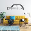 Mini Classic Silhouette Metal Wall Art | Metal Car Silhouette | Birthday Gifts | Christmas Gifts | Gift For Men | Handmade Gifts | Home Decor (60 CM 24 Inches) view 3