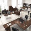 Bush Business Furniture L Shaped Computer Desk, 72 Inch PC Corner Table for Home Office, Commercial-Grade with Splayed Metal Legs, Vista Collection, Modern, Dark Brown view 4
