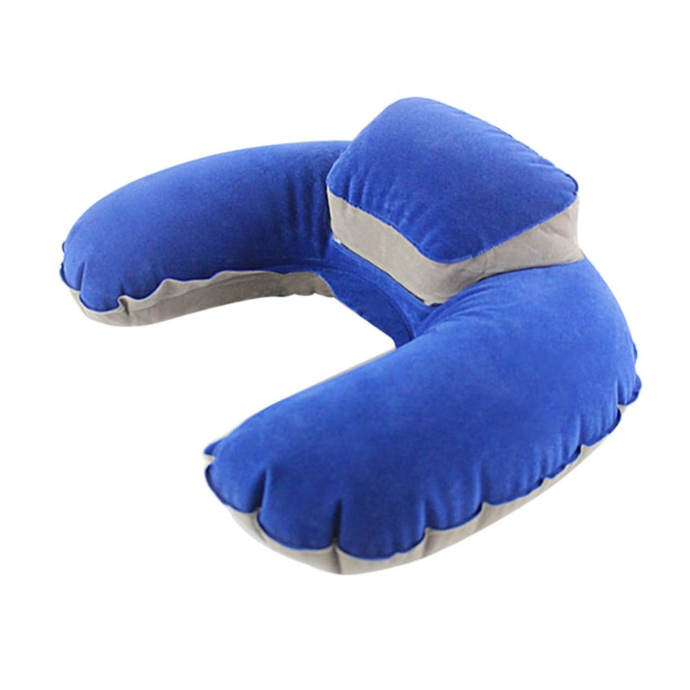 QUMIIRITY Inflatable u Shape Pillow for Camping Travel Airplane Nap Outdoor Pillow Cushion