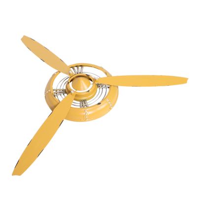 Alipis Vintage Style Airplane Propeller Wall Decor Unique Iron Wall Hanging Ornament for Home Office Retro Nautical Decor for Living Room Bedroom and Bathroom