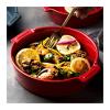 CFGH6FDF Lasagna Pans Double-Ear Baking Bowl Air Fryer Ceramic Oven Baking Dish Household Small Baking Dish Solid Color Lasagna Dish Deep Dish Lasagne Dish view 1