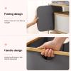 Bamboo Laundry Basket, Laundry Baskets with Handles, Collapsible Laundry Hamper, Oxford Cloth Material, Bedroom Dirty Clothes/Towels/Blanket/Toys Storage Box(Beige,14x20x23cm/6x8x12in) view 4