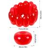 Jelly Inflatable Chair -Portable Indoor Outdoor Camping Yard Lounge Couch(Red) view 3