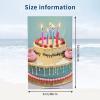 Happy Birthday Big Cake Print Microfiber Sand Free Bath Towel Beach Quick Dry Pool Towel Adults Blanket Journey view 4