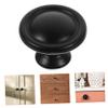 QUMIIRITY 12pcs Aluminum Alloy Drawer Cabinet Knobs Elegant Furniture Hardware for Kitchen Wardrobe Dresser and Closets Durable Pulls Black Finish view 3