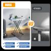 Cashewnuts 30" Adjustable Folding Table Portable Plastic Table for Indoor Outdoor Rectangular Utility Table, 110 Pounds Capacity view 2
