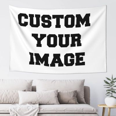 GSHUJBV Custom Tapestry Upload Images Banners and Signs Customize For Bedroom Living Room Dorm Home Decor Personalized Backdrop (80" W X 71" L)