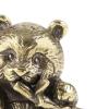 FLCPJGV Brass Panda Ornament Tea Pet Collections Miniature Home Decor Panda Sculpture Hand Craved for Shelves Bedroom Table Ornament view 3