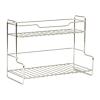 IEUDNS Kitchen Storage Rack Portable Sturdy Multifunction Bathroom Vanity Organizer for Home Tabletop Living Room Kitchen, Silver view 1
