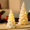 HOMCDALY 2 PCS White Small Christmas Tree with Lights, Mini Christmas Tree for Christmas Dcor, Tabletop Xmas Tree Figurines, Christmas DecorationsCeramic view 1