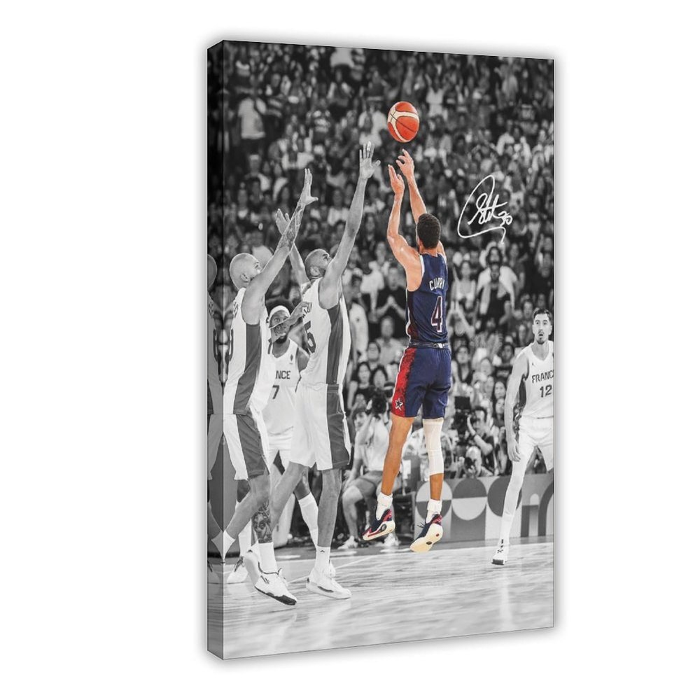 ysyacj Stephen Curry Canvas Poster Bedroom Decor Landscape Office Room Decor Gift Frame: Frame:24x36inch(60x90cm)
