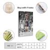 ysyacj Stephen Curry Canvas Poster Bedroom Decor Landscape Office Room Decor Gift Frame: Frame:24x36inch(60x90cm) view 2