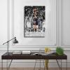 ysyacj Stephen Curry Canvas Poster Bedroom Decor Landscape Office Room Decor Gift Frame: Frame:24x36inch(60x90cm) view 3