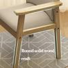 Dining Chairs Upholstered Dining Room Chairs with Arms,Mid Century Modern Accent Chairs Retro Kitchen Side Chairs for Living Room Arm Chairs with Wood Frame view 4