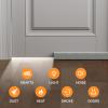 fowong 2 Pack Door Draft Stopper 30" Adjustable Under Door Noise Stopper, Soundproofing Draft Blocker Seal Large Gap up to 1.7", Easy to Install, Grey view 4