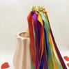 homeemoh 30 Pieces Party Ribbon Streamers with Bells on Top, Silk Fairy Stick Party Decorations for Wedding, Birthday, Christmas, Celebration view 3