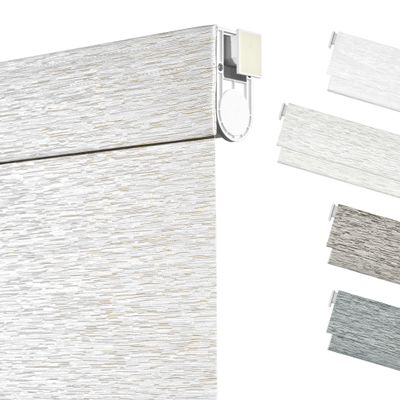 MoDanCeQ No Drill No Tools Blackout Light Filtering Roller Shades for Windows,Cordless Roller Blinds,Thermal Insulated,UV Protection,Window Shades for Home Office Door,Blackout-Beige,41.5" W x 44" H