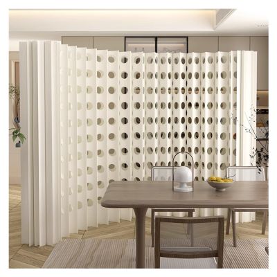 Folding Room Divider Hollow Paper Screen, Temporary Partition Wall, Suitable for Living Rooms, Offices, Live Streaming Rooms(3x2.4m/9.8x7.8FT)
