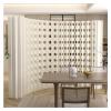 Folding Room Divider Hollow Paper Screen, Temporary Partition Wall, Suitable for Living Rooms, Offices, Live Streaming Rooms(3x2.4m/9.8x7.8FT) view 1