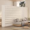 Folding Room Divider Hollow Paper Screen, Temporary Partition Wall, Suitable for Living Rooms, Offices, Live Streaming Rooms(3x2.4m/9.8x7.8FT) view 2
