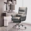 Office Products Sofa Computer Chair Comfortable Leisure Chair for Home Study Desk Chair Dormitory Bedroom Chair Reclining Office Staff Swivel Chair Steel Feet view 2