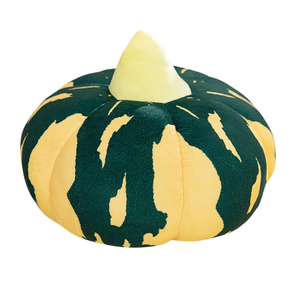 3D Simulated Pumpkin Pillow, Napping Pillow for Couch, Pumpkin Swing Chair Cushion Comfy, Cute Fall/Halloween Room Decor (Green,15cm)