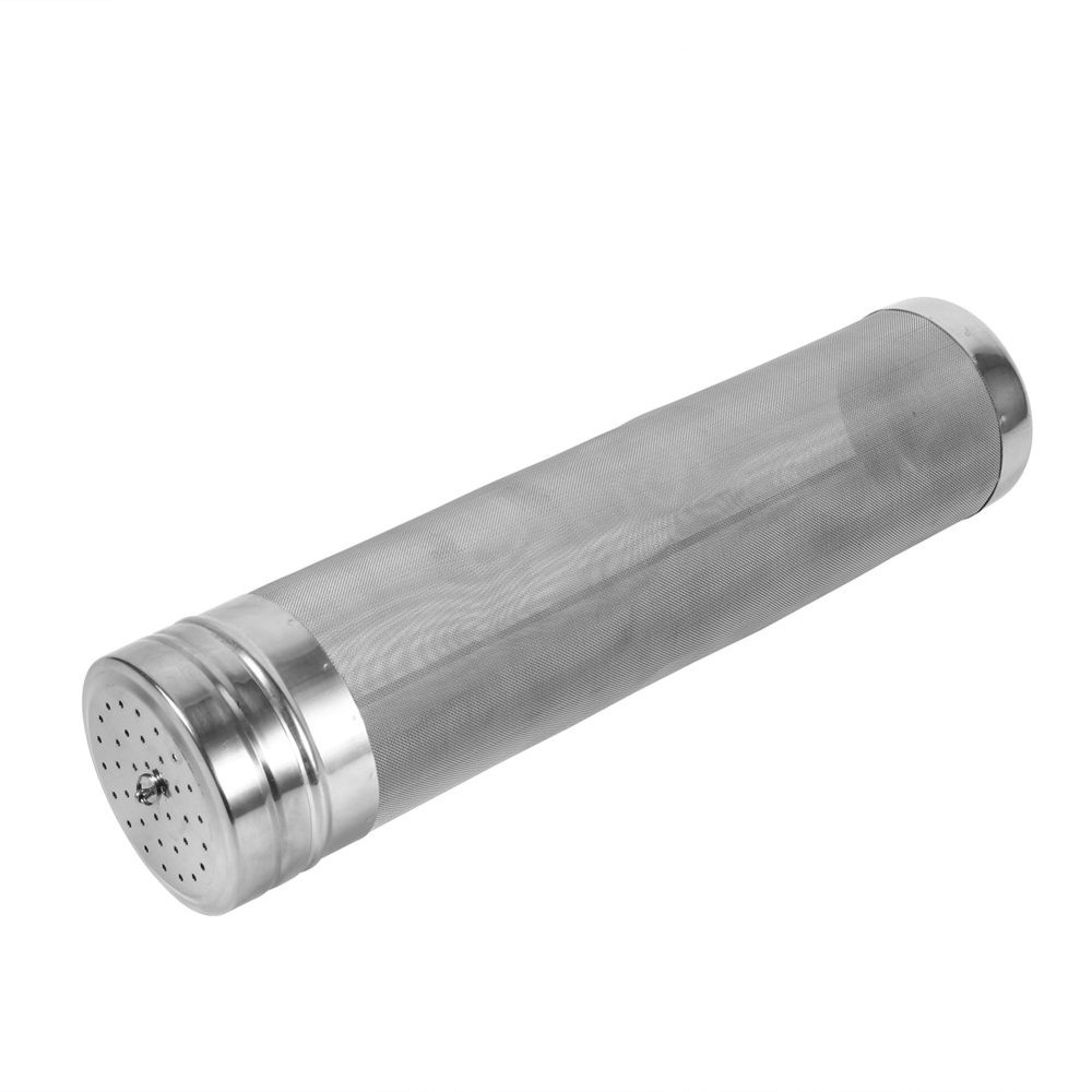 2pcs Beer Dry Hopper Filter, Stainless Steel Hop Strainer Cartridge Homebrew Hops Beer Mesh Hop Spider Dry Beer Filter Basket for Home