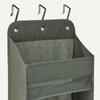 Amazon Basics 5 Tier Over the Door Hanging Shoe Organizer, Large Capacity, Space Saving, 6.4 x 54.5 x 14.9 in, Dark Grey view 4