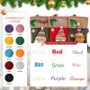 Personalized Christmas Stockings - Custom Embroidered Name, Santa, Snowman, Reindeer Character,with Artificial Fur Cuff - 18" Xmas Stockings for Family Holiday Christmas Party Decorations (4 pcs) view 3
